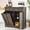 Rustic Brown, variant on Spurgehom 13 Gallons Tilt Out Trash Cabinet Kitchen Waste Bins, Tilt Out Laundry Hamper Hidden Trash Cabinet Pet Proof Trash Can for Kitchen, Rustic