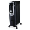thumbnail image 2 of Lorell LED Display Mobile Radiator Heater Electric - Electric - 600 W to 1500 W - 3 x Heat Settings - 150 Sq. ft. Coverage Area - 1500 W - Black, 2 of 2
