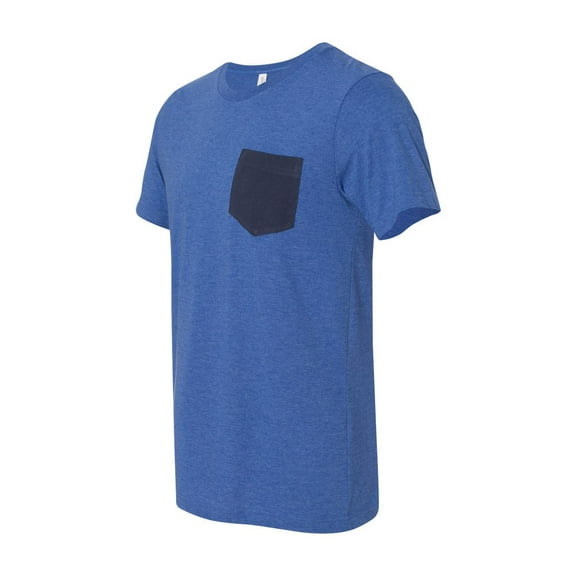 Bella   Canvas 3021 Men's Jersey Short-Sleeve Pocket T-Shirt