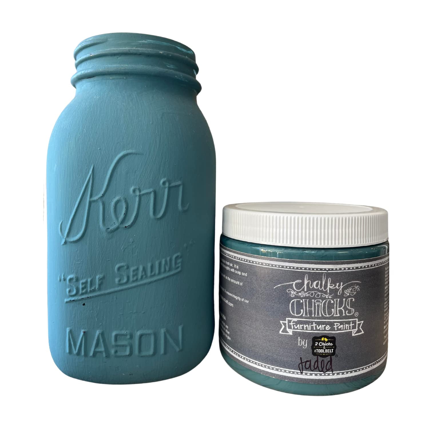 Chalky Chicks Matte Chalk Furniture Paint for Wood, Glass, Fabric