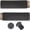 Black/Espresso, variant on Wolf Tooth Components Lock-On Fat Paw Grip Set, Black/Gold