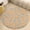 Flannel-2, variant on Princess Cute Bow Round Area Rugs for Bedroom Living Room, 4FT Soft Indoor Circle Carpets, Carpet Home Decor Floor Mat