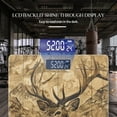 thumbnail image 3 of High Precision Body Weight Scale Smart Bathroom Scales with Large LCD Display(400lbs),Decorative for Bedroom-Artistic Representation Of Elk In The Wilderness, 3 of 4