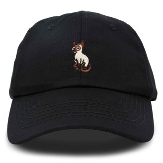 Funny Cat Lover Embroidered Baseball Cap Adjustable Cotton Kitties and Titties Funny Cat Lover Gift Embroidered Dad Hat  main image 4
