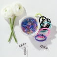 thumbnail image 4 of Goody Girls Poly Band Hair Elastics, Made for Kids, Multi-Color Glitter Assortment, 500 Ct, 4 of 6