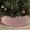 pink, variant on Gaderth Luxury Soft Faux Fur Christmas Tree Collar Ring - Striped Textured Tree Stand Base Cover - Collapsible, Easy Setup & Storage - Indoor Holiday Decor - Pink, 23-28 in