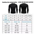 thumbnail image 3 of Playera Licra Deportiva Correr Compresión Manga Larga, 3 of 8