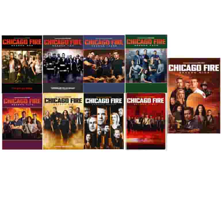Chicago Fire Complete Series Seasons 1-9 DVD Box Set + Bonus Law Chicago Fire Complete Series Seasons 1-9 DVD Box Set + Bonus Law