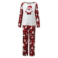 thumbnail image 6 of Odeerbi Christmas Pajamas for Family Holiday Long Sleeve Family Christmas Pajamas Matching Sets Infant Christmas Plaid Printed Blouse Tops + Pants Sleepwear Family Matching PJs Set Red, 6 of 6