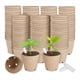 thumbnail image 1 of 130 Macetas de Turba OrgáNica, Maceta de Vivero de 3,15 Pulgadas, Macetas Redondas para PláNtulas de Plantas con Orificios de Drenaje, Iniciador de Semillas, 1 of 8