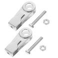 thumbnail image 1 of OUNONA 2Pcs Wheel Chain Tensioner Motorcycle Chain Tensioner Iron Silver Long-term Use Reliability Chain Adjustment, 1 of 8