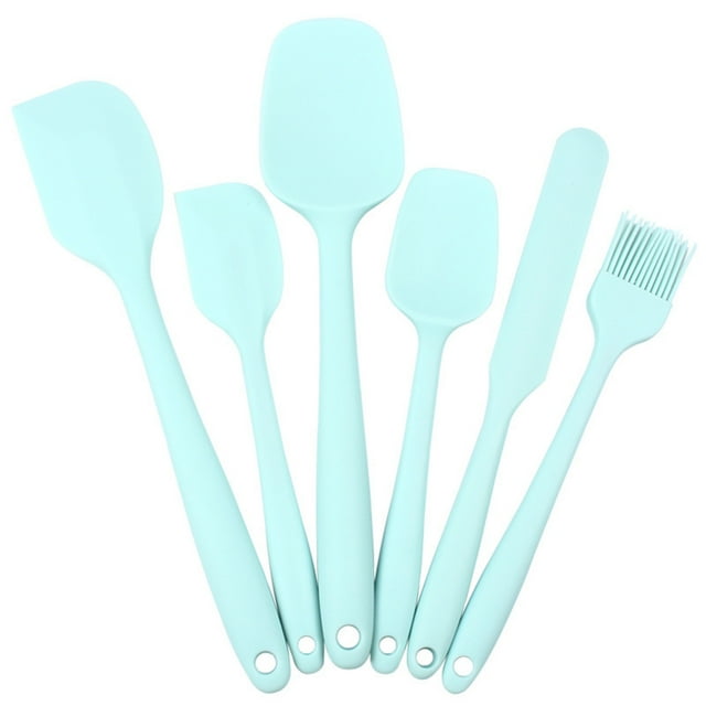 zanvin Kitchen Utensils & Gadgets Kitchen Organization,6 Piece Silicone Spatula Set Kitchen Silicone Spatula Utensil Set