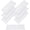 White, variant on Magnetic Floor Vent Covers Air Vent Screen Register Trap Mesh Rectangle PVC Cover for Wall Ceiling Floors Catch Debris Hair Insect 4x12 Inch Black