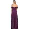thumbnail image 2 of Off Shoulder Long Bridesmaid Dress, 2 of 4