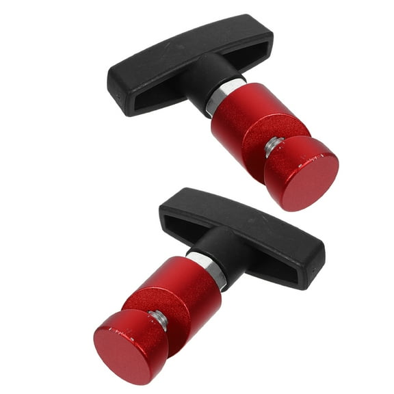 SOPOTUTU Easy-Install Red Aluminum Hood Strut Clamp for Reliable Car Support