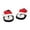 Black Red Penguin, variant on Douhoow Unisex Infant Santa Claus Shoes Baby Christmas Crib Slippers Anti-Slip Soft Sole