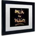 thumbnail image 2 of Trademark Fine Art "Million On Black" Canvas Art by Lisa Powell Braun, White Matte, Black Frame, 2 of 4