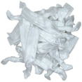 thumbnail image 1 of Lazos para el cabello, 20 elásticos, juego de soporte para cola de caballo, bandas de cinta sin pliegues (blanco), 1 of 5
