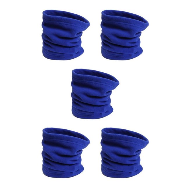 Polaina para el cuello Greeniant Bufanda Durabilidad Flexibilidad Pasamontañas Azul 5Conjunto