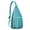 Greenish-blue-15, variant on 4-Pockets Cross Body Bags for Woman Men,Cute Sea Life Sling Bag Chest Bag with Adjustable Strap Women's Crossbody Bags for Outdoors Hiking Traveling