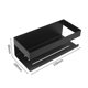 thumbnail image 1 of 1-Pack Bathroom Shower Rack Storage Rack Wall Mounted Shelf with Self-Adhesive Sticker, Black, 1 of 4