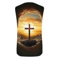 thumbnail image 3 of Mens Jesus Sleeveless T-Shirts Muscle Fit Tank Top 3D Print Cross Graphic Shirts Gym Workout Tee Shirt, 3 of 4