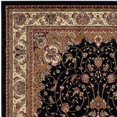 thumbnail image 5 of SAFAVIEH Lyndhurst Gabriella Traditional Bordered Area Rug, Black/Ivory, 9' x 12', 5 of 7