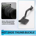 thumbnail image 5 of X-T50 Camera Thumb Handle Grip with Built-in Cold Shoe Mount Protects Hot Shoe Comfortable Grip for, 5 of 5