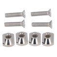 thumbnail image 4 of JUEGO DE PACA DE TORNILLO DE ALETA DE TABLA DE SURF Sólida y Estable de Acero inoxidable, Accesorio para Tabla Larga, Destornillador de Estrella, 4 of 7