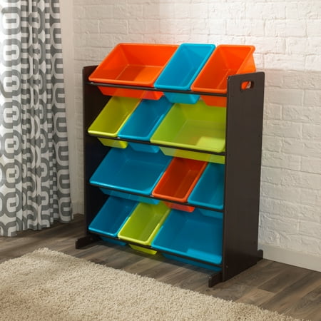 kidkraft 5 plastic bin storage unit