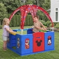 thumbnail image 7 of Mickey Mouse Deluxe Playhouse with Canopy by Delta Children – Ages 2+ - Shaded Outdoor Playhouse for Kids with Water Tables, Interactive Features, Room for Multiple Toddlers to Play, 7 of 7
