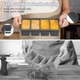 thumbnail image 4 of Silicone Freezer Tray For Soup With Lid - 1-cup Container Style Ice Cube Trays  Meal Prep & Food Storage Freeze 250ml/125ml Portions 2 Pack, 4 of 7