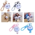 thumbnail image 2 of RUISINERY Rotating Face Panda Phone Strap Lanyard Keychain ABS Changeable Expression Creative Peking Operas Design Multiple Color, 2 of 8