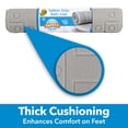 thumbnail image 4 of Duck Brand 17" x 36" PVC Safety Grip Bathtub Mat with Suction Cups, Gray, 4 of 16