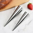 thumbnail image 4 of Cream Horn Mold Stainless Steel Danish Croissant Cone Roller | Non-Stick Pastry Baking Tool | Fast Heating Energy-Saving | Multi-Purpose Kitchen Bakeware for Oven – 1 Piece, 4 of 7
