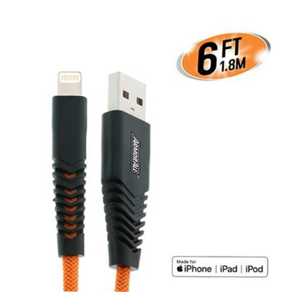 Armorall Lightning USB Cable, Orange