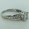 thumbnail image 4 of 2Ct Round Cut Lab Created Diamond Women's Engagement Ring Band 14k White Gold Plated, 4 of 4