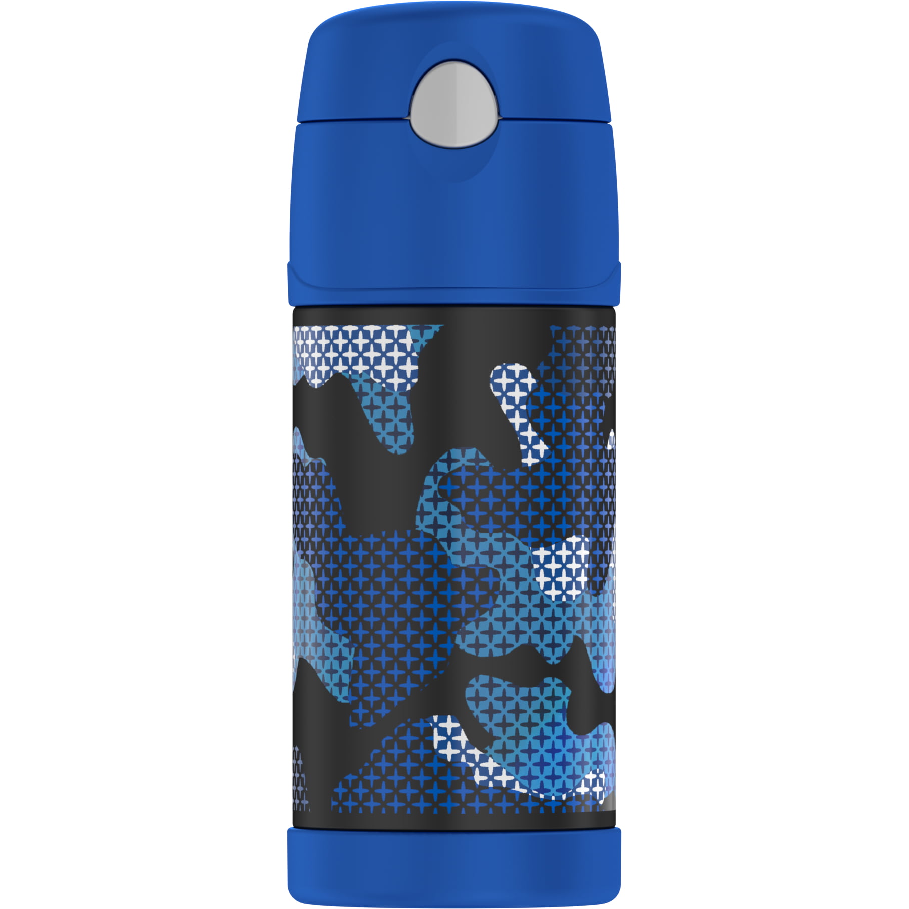 thermos insulated straw bottle