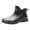 Black, variant on Women's Men's Deck Boots Waterproof Ankle Rain Boot Outdoor Rubber Fishing Garden Shoes for Boating Camping Farming White,12