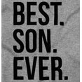 thumbnail image 2 of Best Son Ever Relatives Family Men's Long Sleeve Tee T Shirt Brisco Brands X, 2 of 6