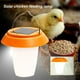 thumbnail image 4 of Luz solar de gallinero | Lámpara solar colgante LED súper brillante | Iluminación de granero exterior de ahorro de energía | Blanco cálido Modos ajustables | Resistente al agua IP55 | USB y carga, 4 of 7