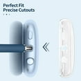 thumbnail image 5 of Fintie Case for AirPods Max Headphones, Soft TPU Clear Anti-Scratch Protective Cover, Transparent Accessories Skin Protector (Crystal Clear), 5 of 7