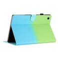 thumbnail image 5 of for Samsung Galaxy Tab S6 Lite 10.4" 2020 / 2022 / 2024, Gradient Color PU Leather Folio Stand Magnetic Wallet with Card Pockets [Auto Wake/Sleep] Soft TPU Shockproof Cover, Green+Blue, 5 of 11