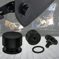 thumbnail image 2 of 3mirrors Capuchon de Soudage (Pipeliner) Attaches de Casque Accessoires de Rechange pour Couvre-Chef Vis Capuchon Rabattable Aluminium - Anodisé avec Rondelle en Silicone Antidérapant 1 Paire - Noir, 2 of 8