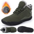 thumbnail image 1 of Zapatos Trekking Al Aire Libre Con Punta Ancha Descalzos Botas Nieve Descalzas Felpa Invierno Antideslizantes Impermeables para Hombres Y Mujeres, 1 of 9
