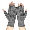 Aimik Arthritis Gloves (2 Pairs), Rheumatoid Arthritis Compression Gloves for Arthritis Hands, Pain Relief Gaming Typing Fingerless Gloves for Women Men