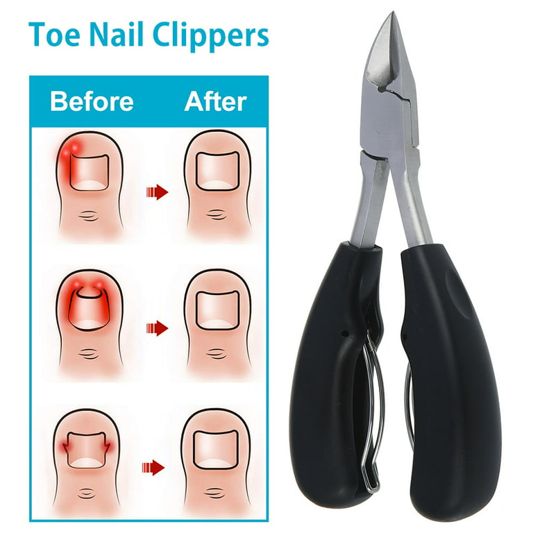 Nail Clippers for Men, Toe Nail Clippers for Thick Toenails Acrylic Nail  Clipper Set for Women, Seniors Nail Clippers for Thick Toenails Long Handle