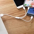 thumbnail image 4 of axGear USB Data Charging Cable USB 3.1 Type C Lightning Micro USB 3 In 1 Travel Wire, 4 of 5