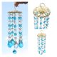 thumbnail image 4 of Blue Glass Home Decor Pendant Accessories Crystal Wind Chime Home Garden Yard Patio Hanging Decoration Ornament Wind Chimes, 4 of 5