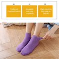 thumbnail image 2 of 12 Pairs Non Slip Yoga Socks with Grips Women Trampoline Floor Socks Adult Home Socks for Pilates Ballet Barre Yoga, 2 of 4
